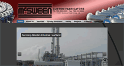Desktop Screenshot of mcsweenfab.com